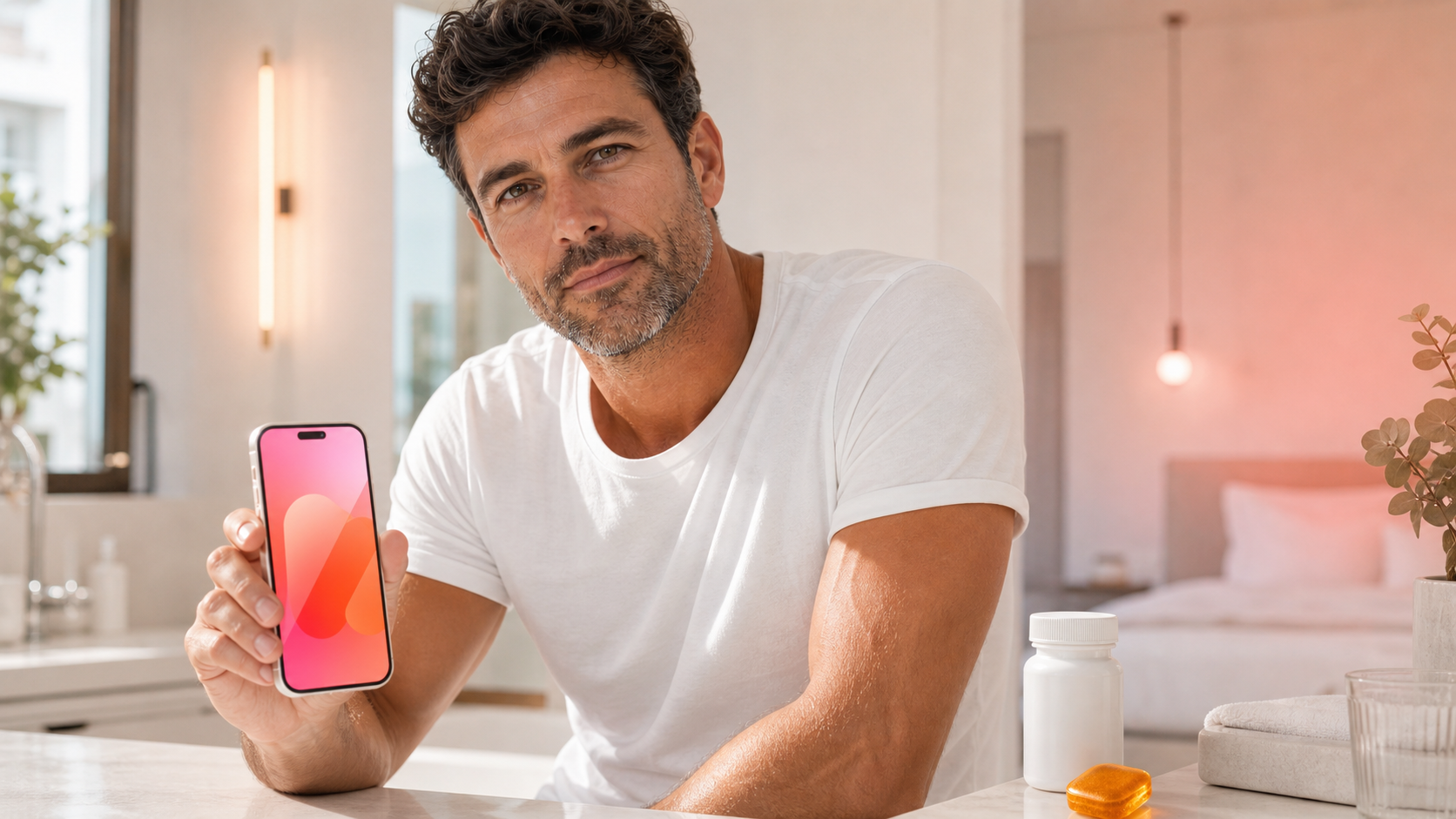 Vyril Q4 — confident, modern men's health